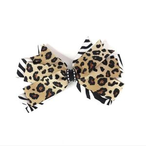 Animal Print Hair Bow NWOT